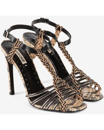 Roberto Cavalli Sandal heels for Women | Online Sale up to 85% off 