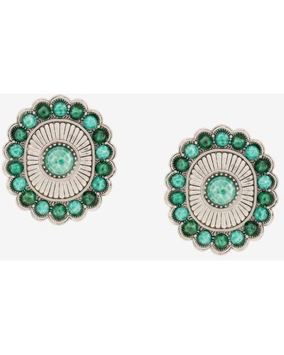 Roberto Cavalli Gemstone-embellished Earrings - Green
