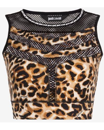 Just Cavalli Tank Top Damen - Lustiges Design Leicht & Klassisch