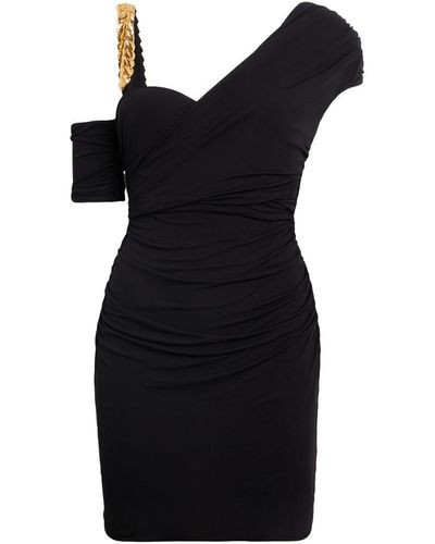 Roberto Cavalli Chain Strap Dress - Black