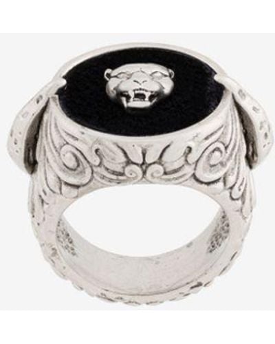 Roberto Cavalli Panther Head Ring - Multicolor