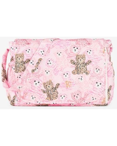 Roberto Cavalli Teddy Bear-print Changing Bag - Pink