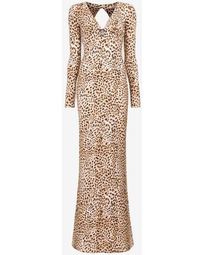 Roberto Cavalli Cheetah-print Panther Head Dress - White