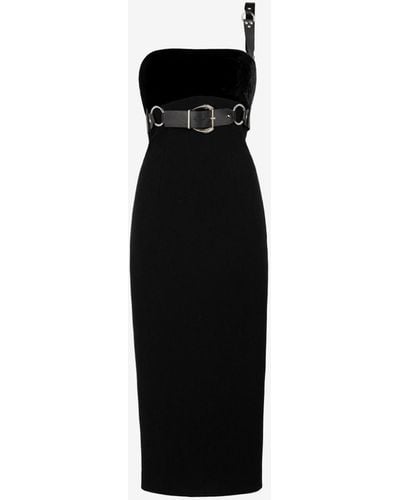 Roberto Cavalli Harness Dress - Black