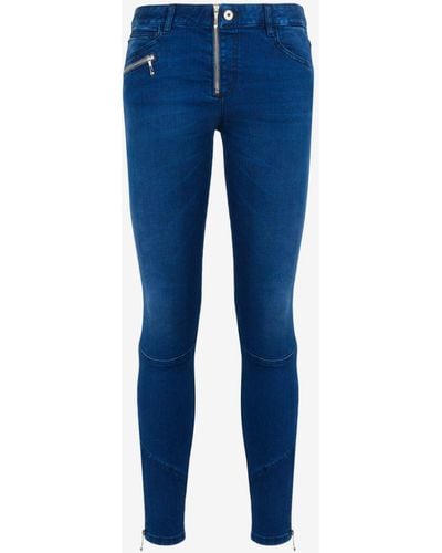 Roberto Cavalli Just Cavalli Paneled Skinny Jeans - Blue