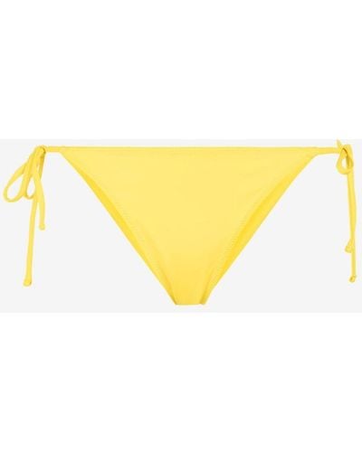 Roberto Cavalli Tie-fastening Bikini Bottoms - Yellow
