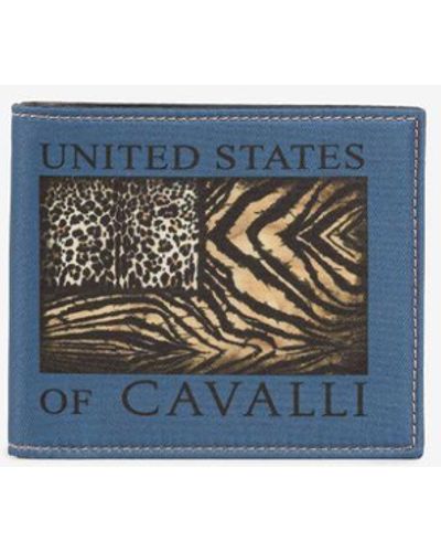 Roberto Cavalli Animal-print Bifold Wallet - White