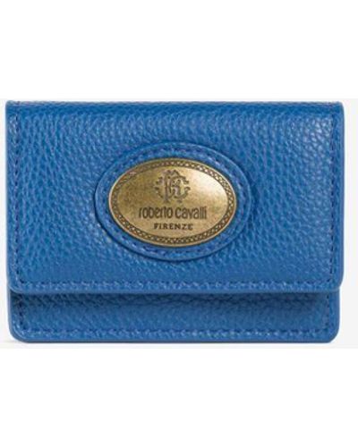 Roberto Cavalli Rc Monogram Wallet - Blue