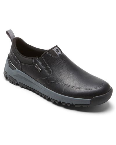 Black Dunham Slip On Shoes For Men Lyst 6600