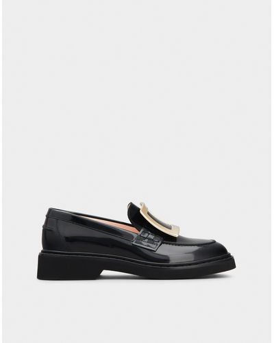 Roger Vivier Loafers Viv' Rangers mit Metallschnalle - Schwarz