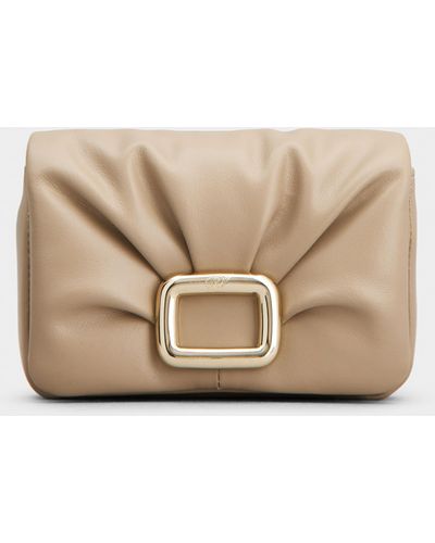 Roger Vivier Viv' Choc Wallet - Natural