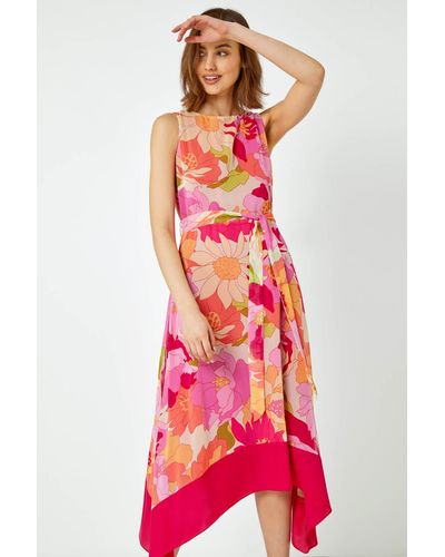 Roman hanky cheap hem dress