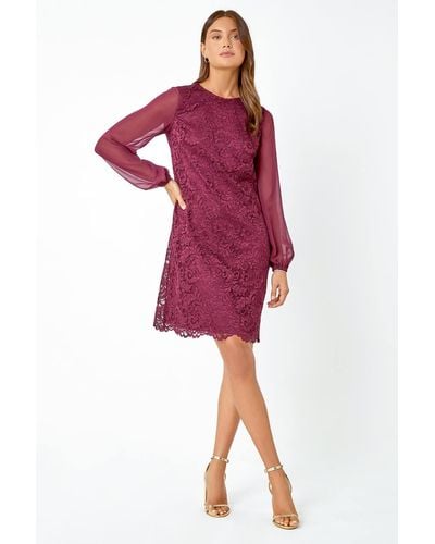 Chiffon shift dresses uk cheap