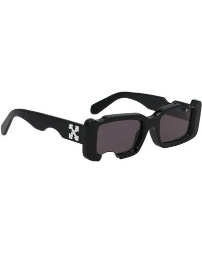Off-White c/o Virgil Abloh Cady Rectangular Frame Sunglasses - Black