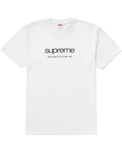 Supreme White T-Shirts for Men