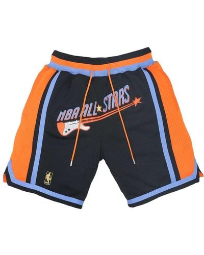 Mitchell & Ness Los Angeles Dodgers Playoff Win Shorts in Blue for