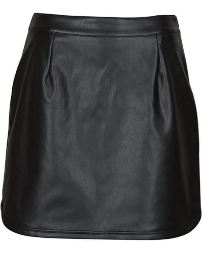 Noisy May Skirt Nmproof Hw Pu Skirt - Black