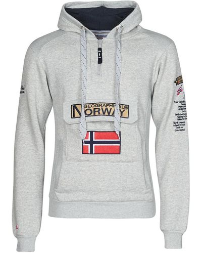 GEOGRAPHICAL NORWAY Sweatshirt Gymclass - Grey