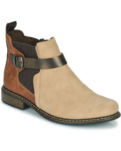 Rieker Z49a9-60 Low Ankle Boots - Brown