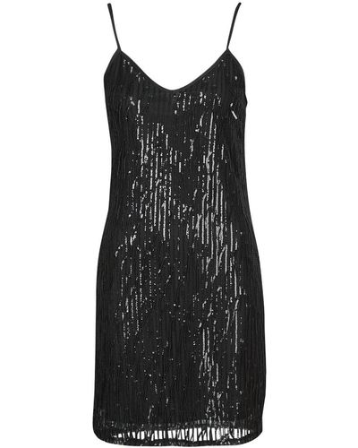 ONLY Dress Onlspacy Strap Short Dress Wvn - Black