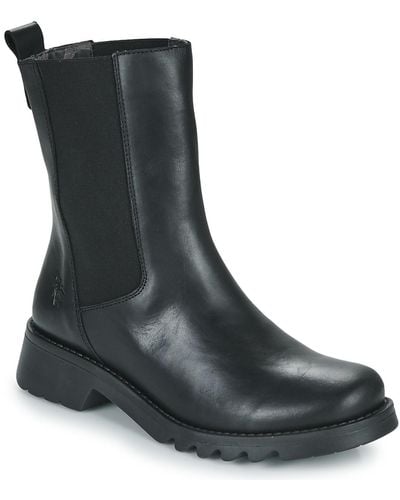 Fly London Ronin Mid Boots - Black