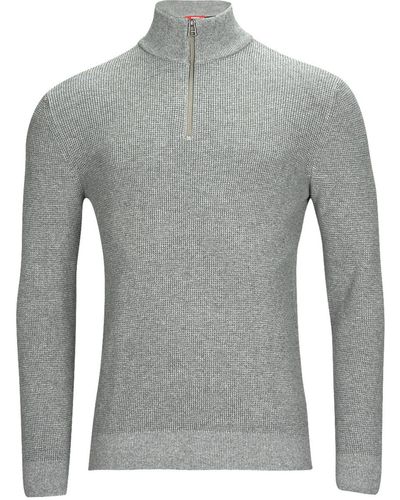 Esprit Jumper Zip Troyer - Grey