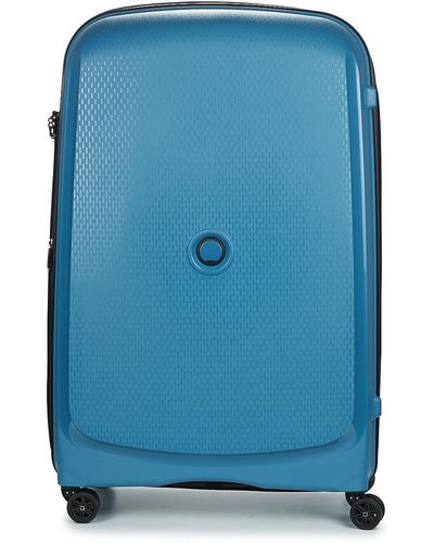 Delsey Hard Suitcase Belmont Plus Extensible 83cm - Blue