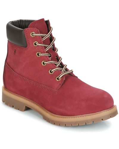 Casual Attitude Jord Mid Boots - Red