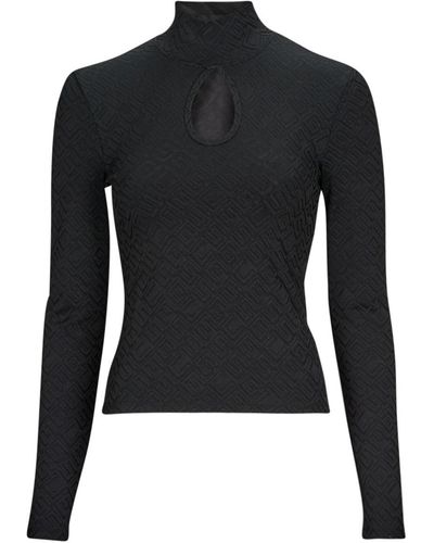 Guess Long Sleeve T-shirt Ls Clio Top - Black