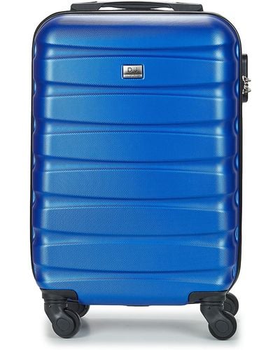 David Jones Chauvettini 40l Hard Suitcase - Blue