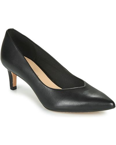 Clarks Laina55 Court Court Shoes - Black