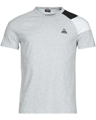 Le Coq Sportif Tri Tee Ss N°1 M T Shirt - Grey