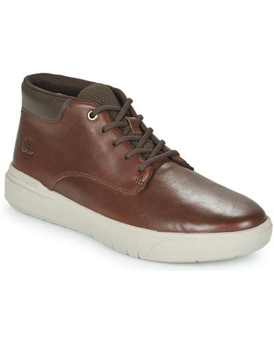 Timberland Seneca Bay Lthr Chukka Shoes (high-top Trainers) - Brown