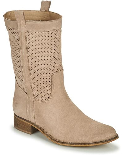 Betty London Onevar High Boots - Natural
