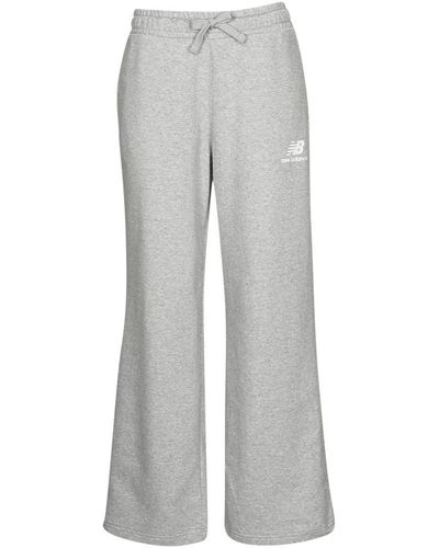 New Balance Tracksuit Bottoms Essentials Stacked Logo Sweat Pant - Grey