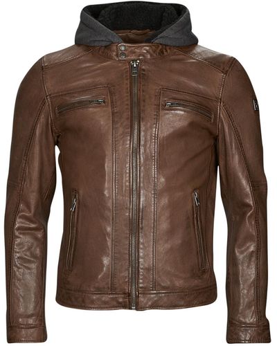 Oakwood Drink Leather Jacket - Brown