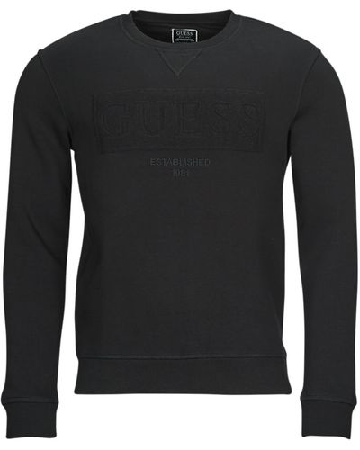 Guess Sweatshirt Beau Cn Sweatshirt - Black
