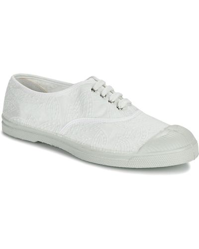 Bensimon Shoes (trainers) Broderie Anglaise - White