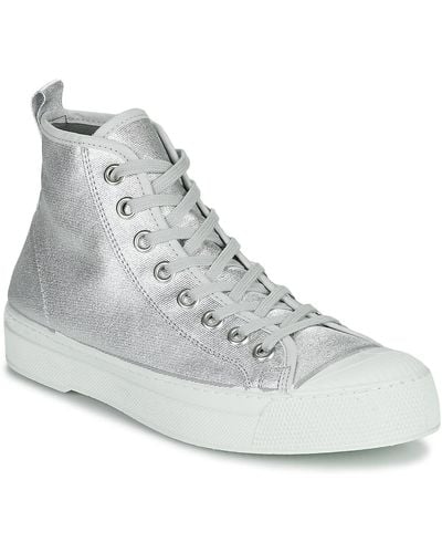 Bensimon Stella B79 Shiny Canvas Shoes (trainers) - Grey
