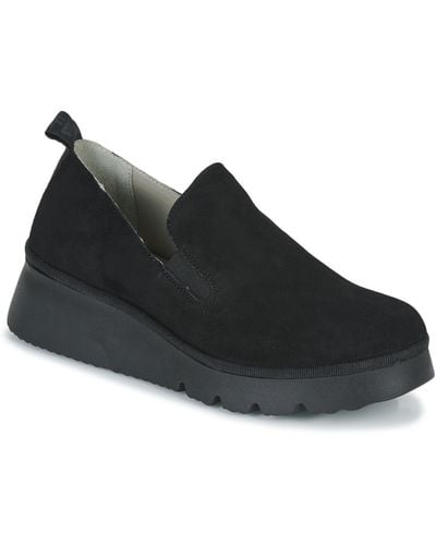 Fly London Pedalo Loafers / Casual Shoes - Black