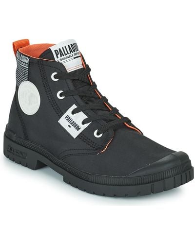 Palladium Sp20 Overlab Shoes (high-top Trainers) - Black