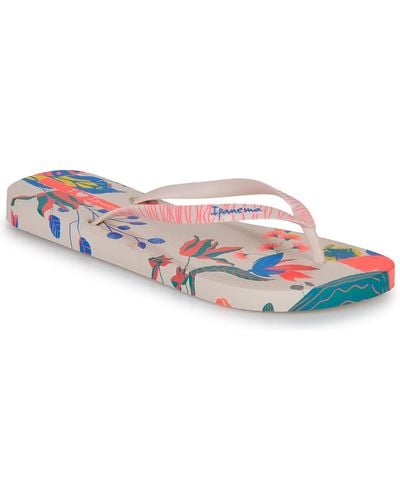 Ipanema Flip Flops / Sandals (shoes) Flower Bomb Fem - Pink