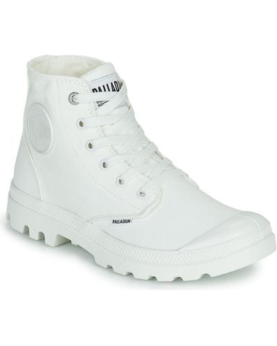 Palladium Mono Chrome Shoes (high-top Trainers) - White