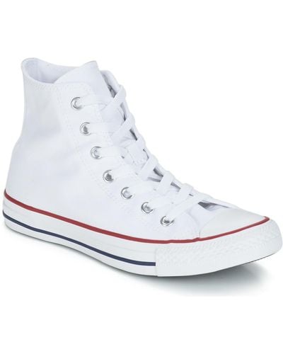 Converse Chuck Taylor All Star High Classic Ctas Hi Canvas Trainer With 7kmh Sticker White 41