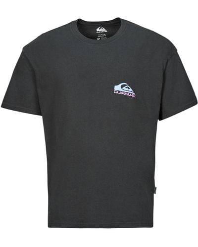 Quiksilver T Shirt Take Us Back Logo Ss - Black