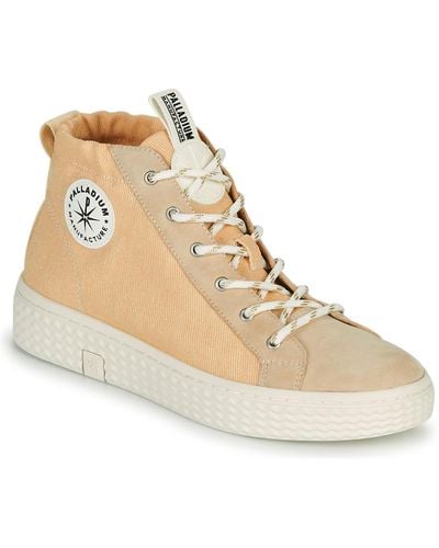 Palladium Tempo 05 Krt Shoes (high-top Trainers) - Natural