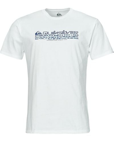 Quiksilver T Shirt Omni Fill Ss - White