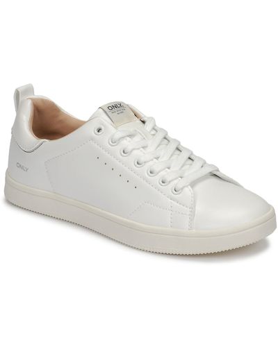 ONLY Shilo Pu Women's Shoes (trainers) In White