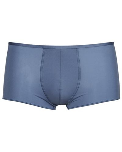 Hom Plumes Trunk Boxer Shorts - Blue