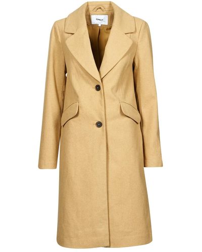ONLY Onllouie Coat - Natural